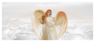 DNSEMP-L-118-WT Angel Clouds White